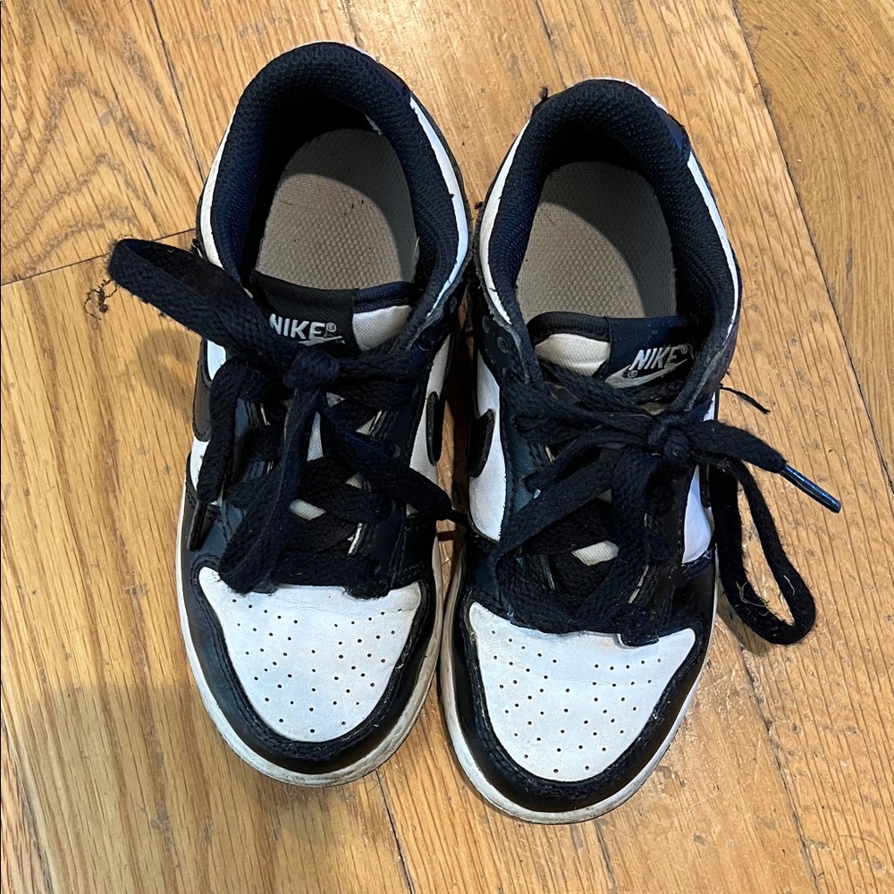 Nike Kids Black and White Sneakers